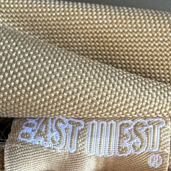 Tactical Sling Crossbody Bag With American Flag Patch & Adjustable Strap - East/ - Picture 8 of 14